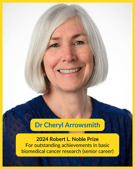Cheryl Arrowsmith – Robert L. Noble Prize