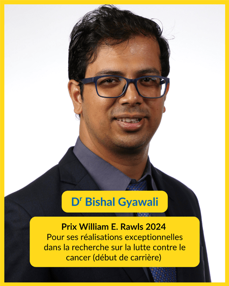 Dr Bishal Gyawali a reçu le prix William E. Rawls 2024