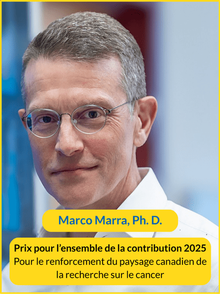 Marco Marra - Prix pour l'ensemble de la contribution