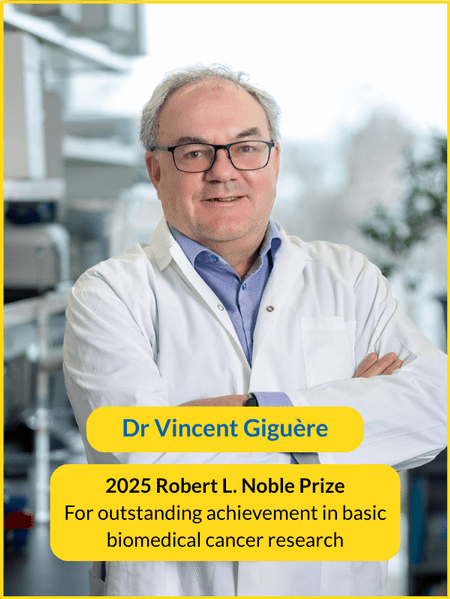 Vincent Giguère - Robert L. Noble Prize
