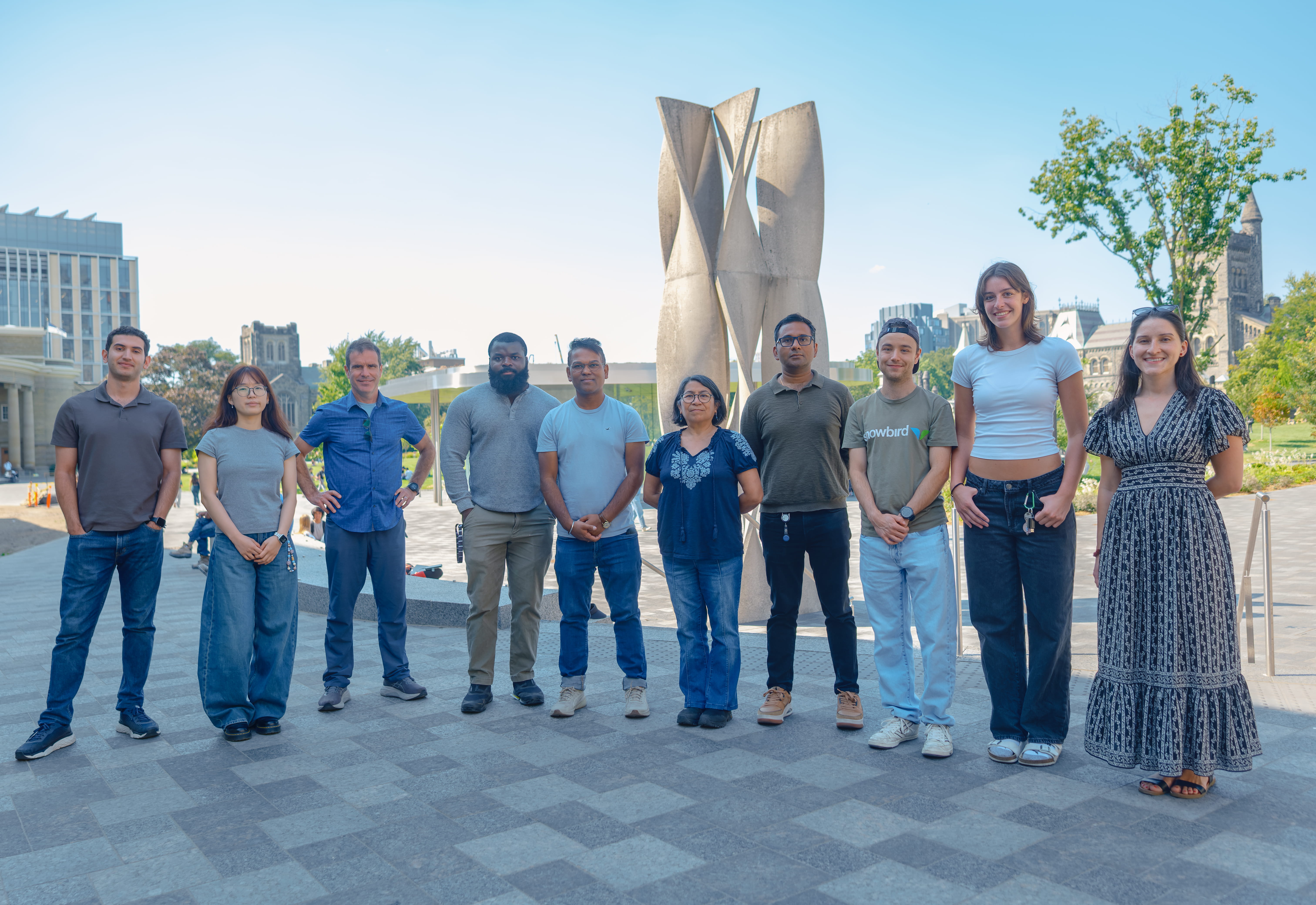 Dr Alberto Martin and team members Dr Alberto Martin and team members
