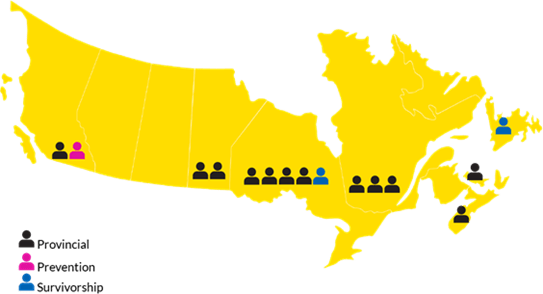 Geographical breakdown of ESA award recipients