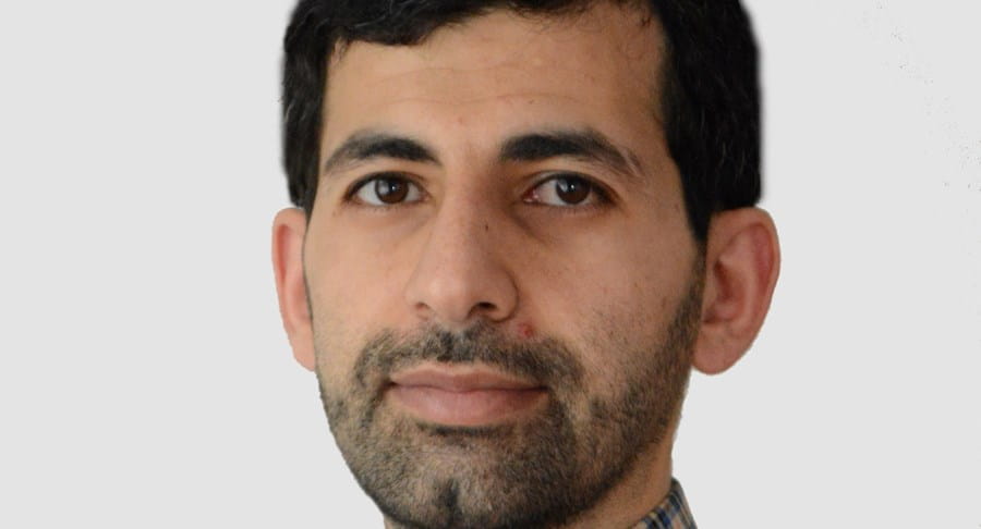 A photo of Dr Amir Sanati-Nezhad smiling at the camera