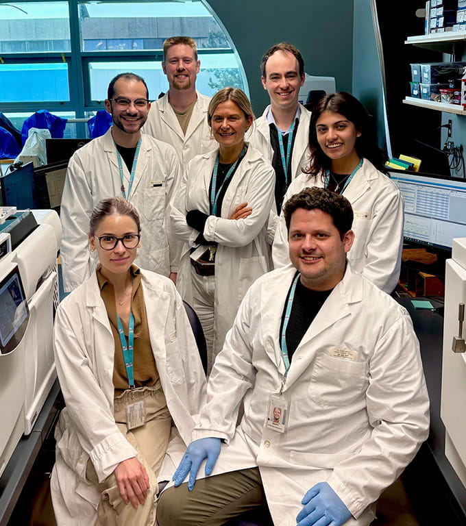 Dre Renelle Myers et son équipe de laboratoire