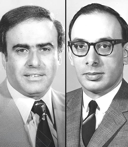 Dr Phil Gold and Dr Samuel O. Freedman. Photos courtesy of MUHC Permanent Archives Centre