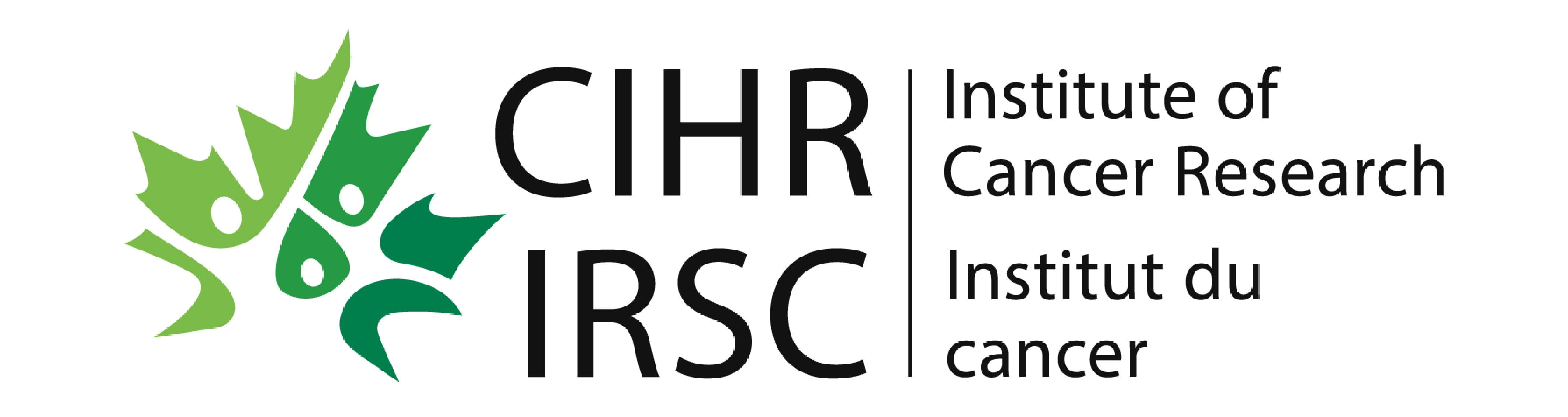 Instituts de recherche en santé du Canada - Institut du cancer (IRSC-IC) logo Instituts de recherche en santé du Canada - Institut du cancer (IRSC-IC) logo