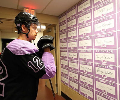 Hockey fights hot sale cancer avalanche