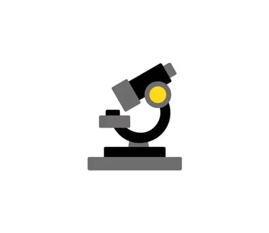 a microscope icon