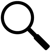 An icon of a magnifying glass.